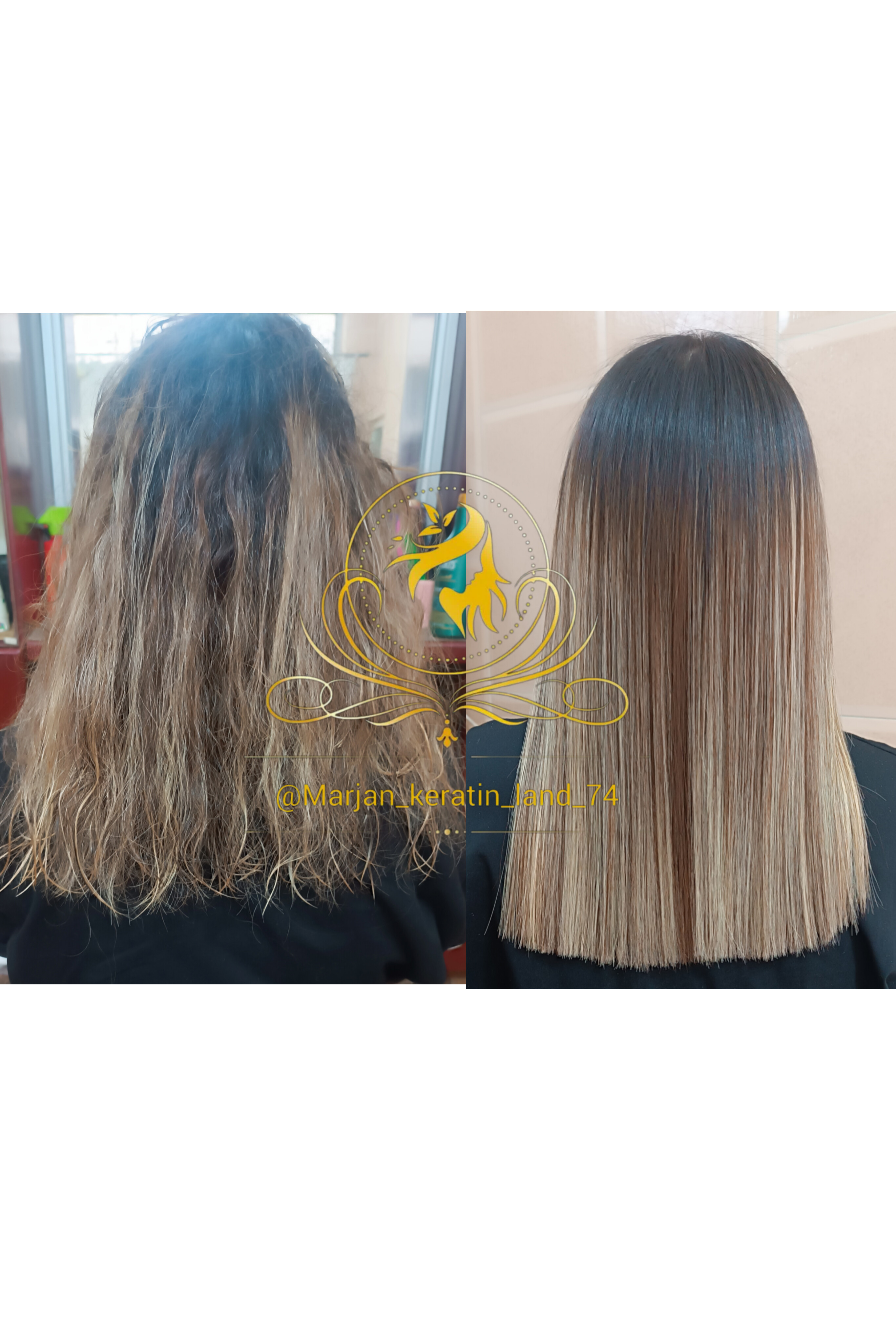 سالن زیبایی بیوتی لند خدمات کراتین